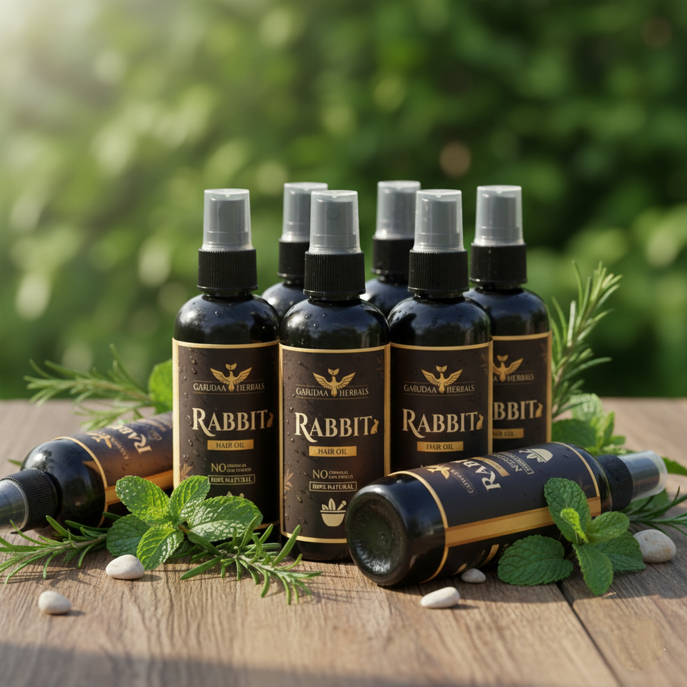 Rabbit Herbal Hair Oil – 100% Stronger, Healthier Growth