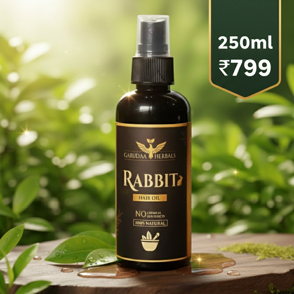 Rabbit Herbal Hair Oil – 100% Stronger, Healthier Growth