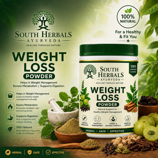 South Herbals Ayurvedic Weight Loss Powder | 100% Natural
