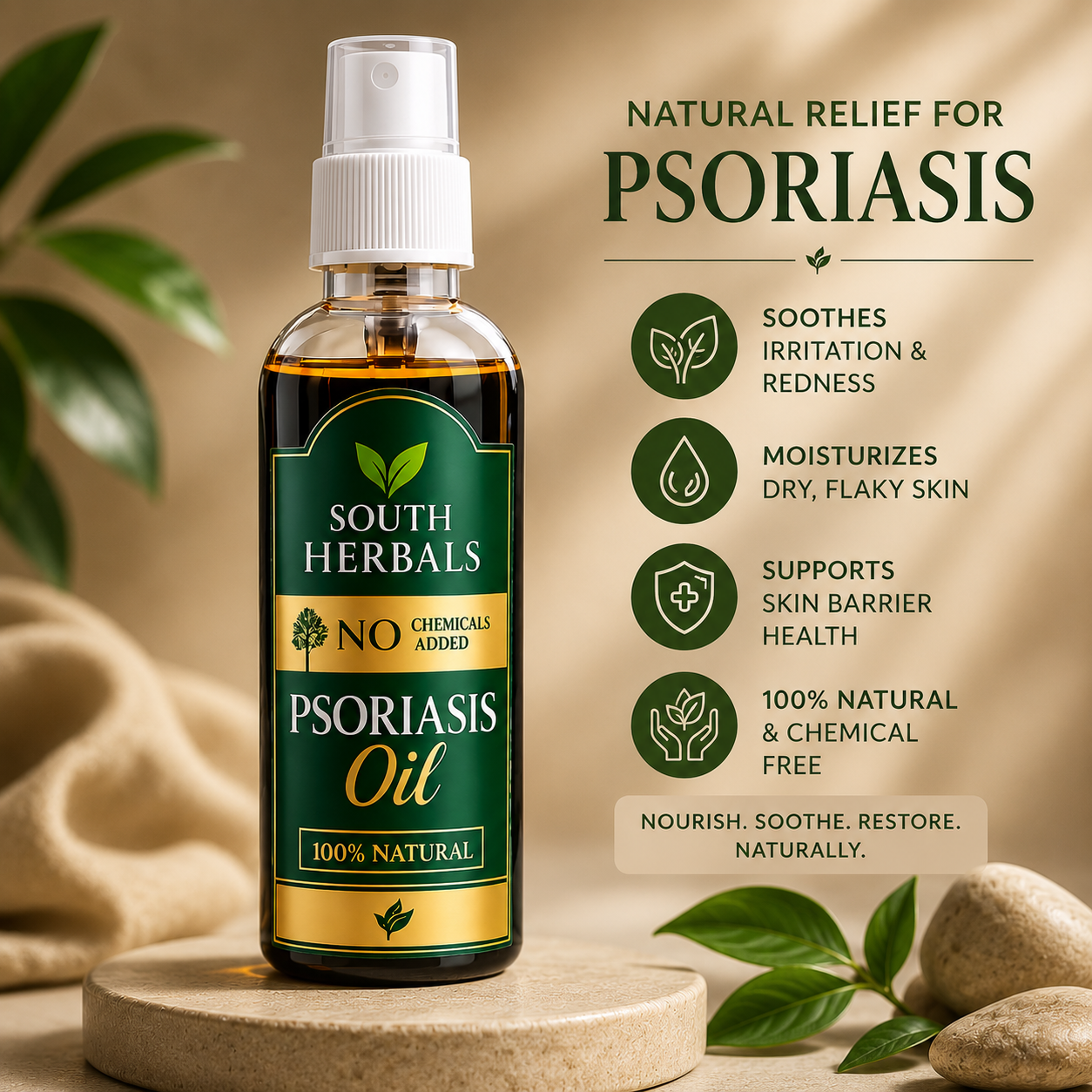 South Herbal Psoriasis Oil-Advanced Psoriasis Clearing Oil