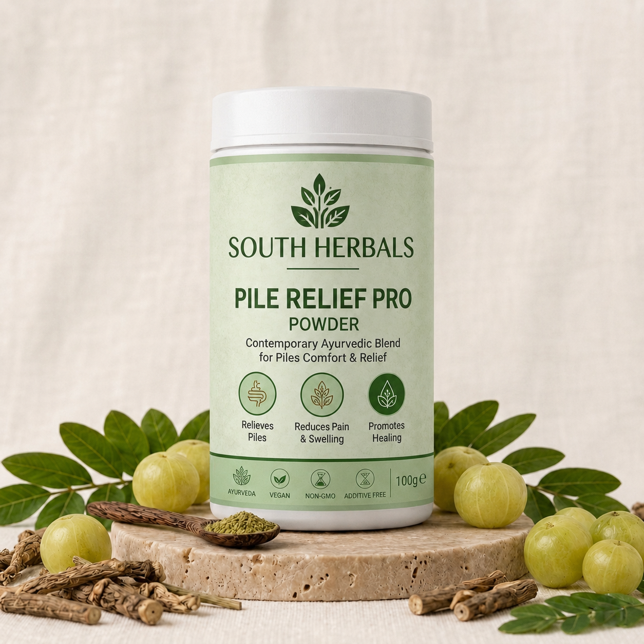 SOUTH HERBALS PILES RELIEF POWDER- 15DAYS CHALLENGE