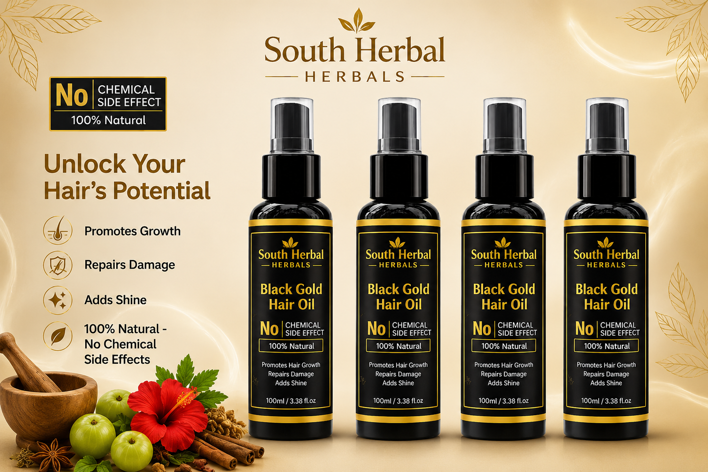 Black Gold Hair oil